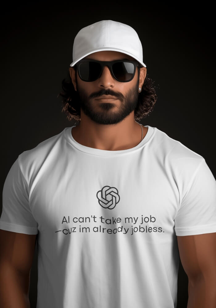 AI Can't Take My Job Tee