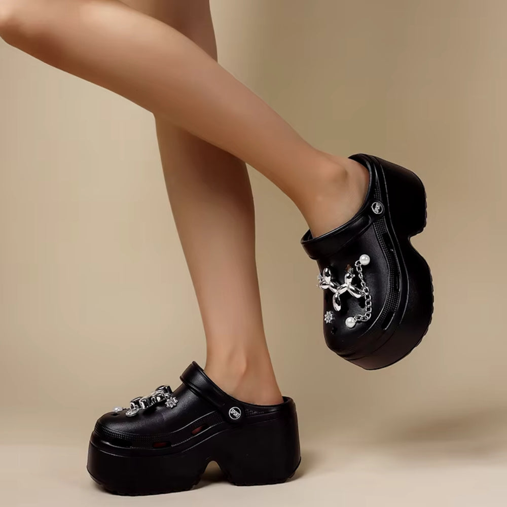 Balloon Dog Platform Clog Sandals