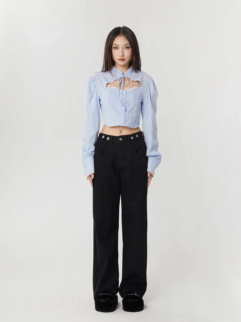 Classiccore Cut Out Crop Shirt