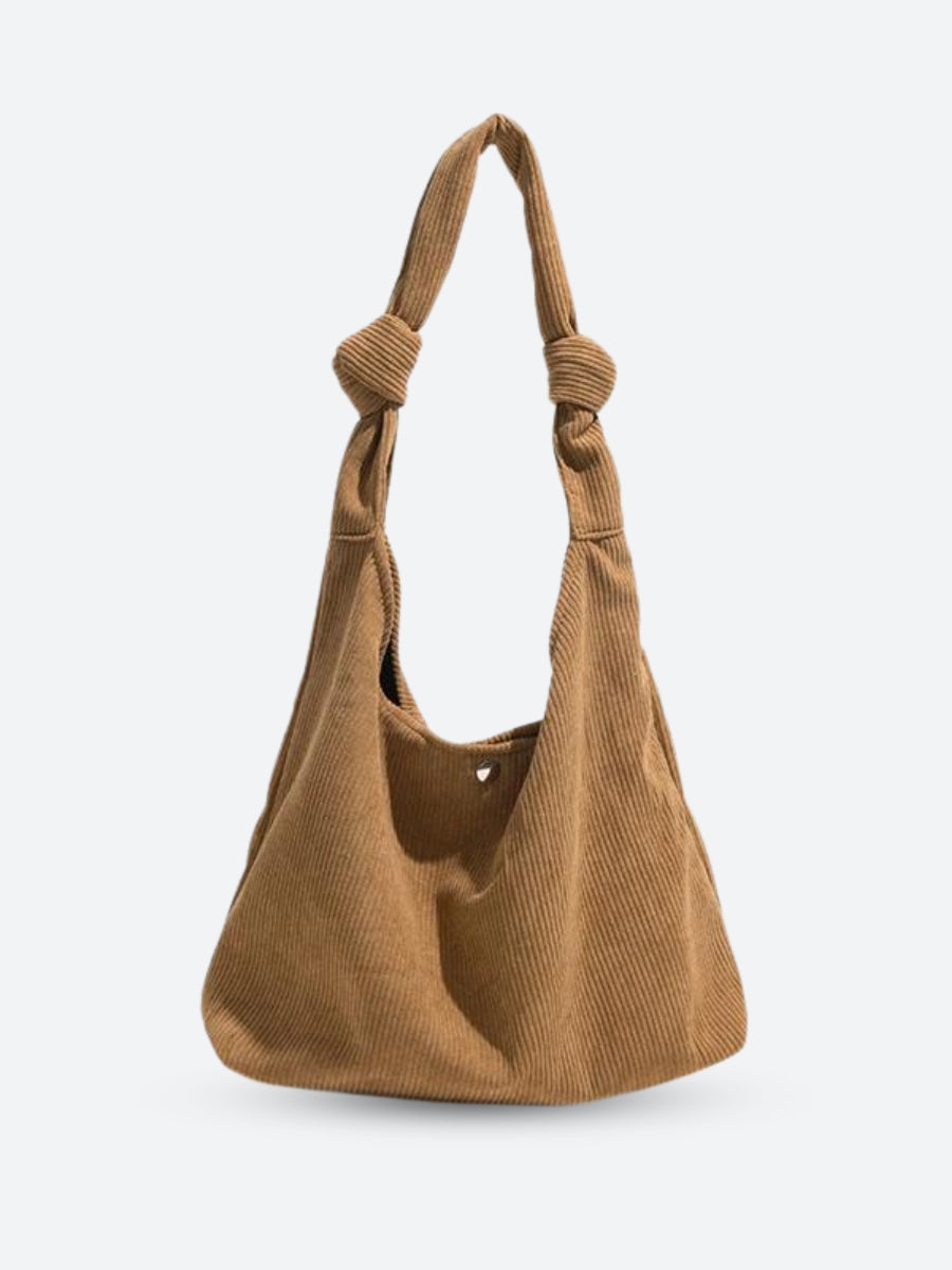 Corduroy Hobo Shoulder Bag