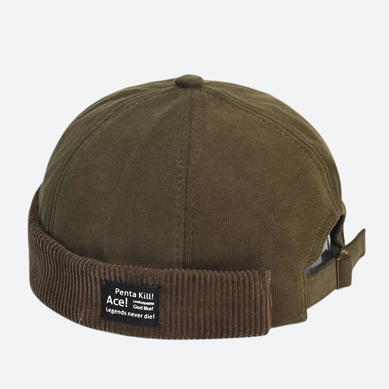 Corduroy Skull Cap