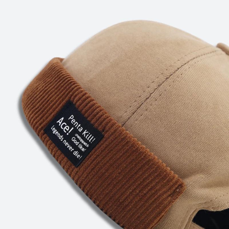 Corduroy Skull Cap