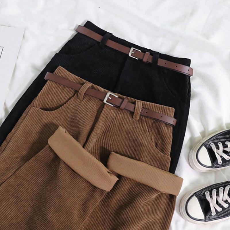 Dark Academia Corduroy Pants