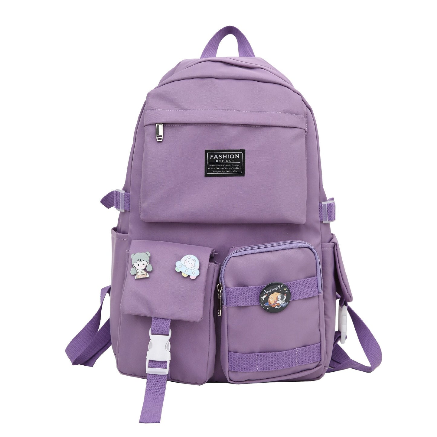 Extra Pockets Unisex School Backpack