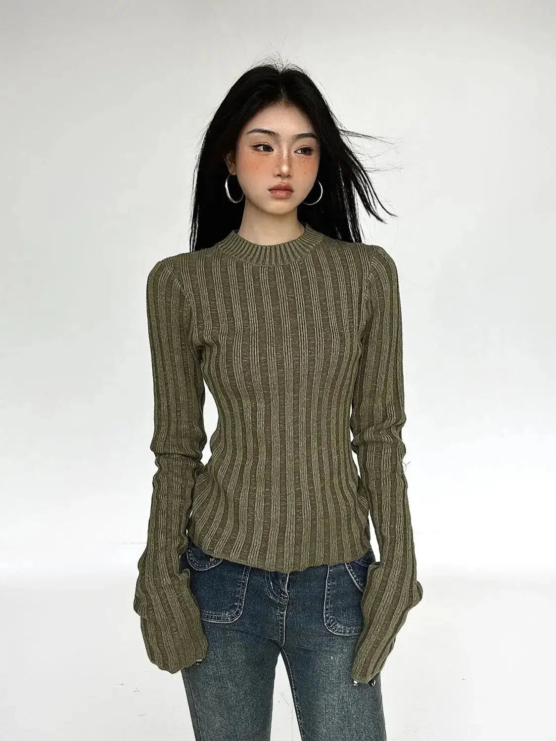 Grunge Slim Fit Sweater