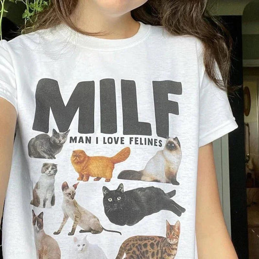 Man I Love Felines Tee