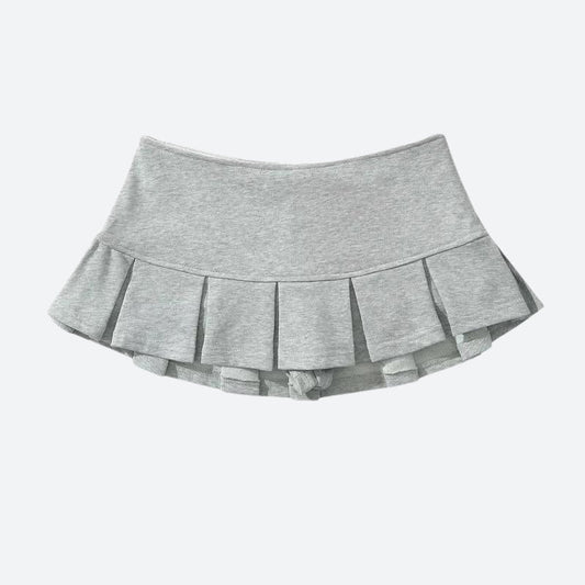 Pleated Micro Mini Skort