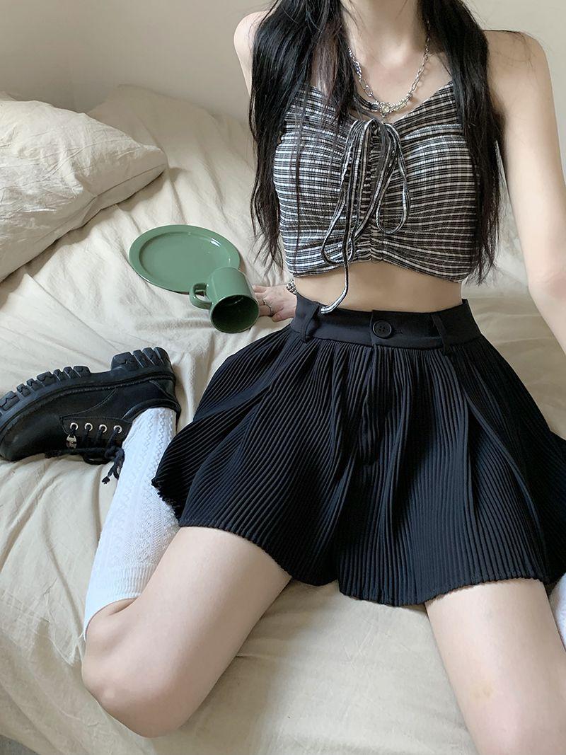 Pleated Mini Skort