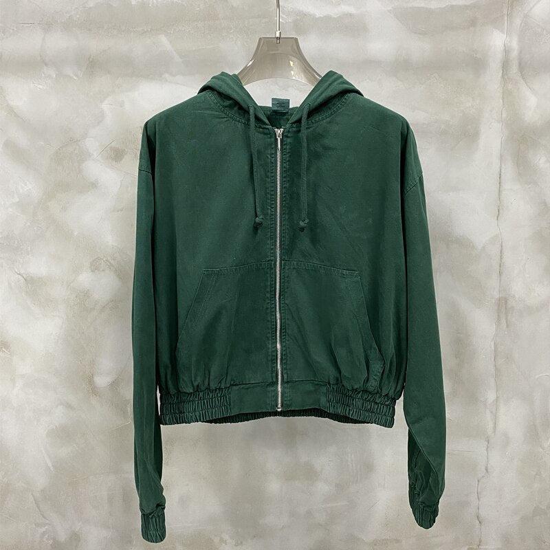 Retro Zip-Up Hoodie