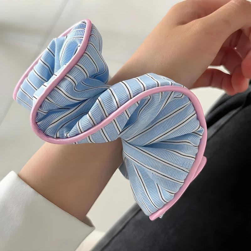 Soft Girl Striped Scrunchies