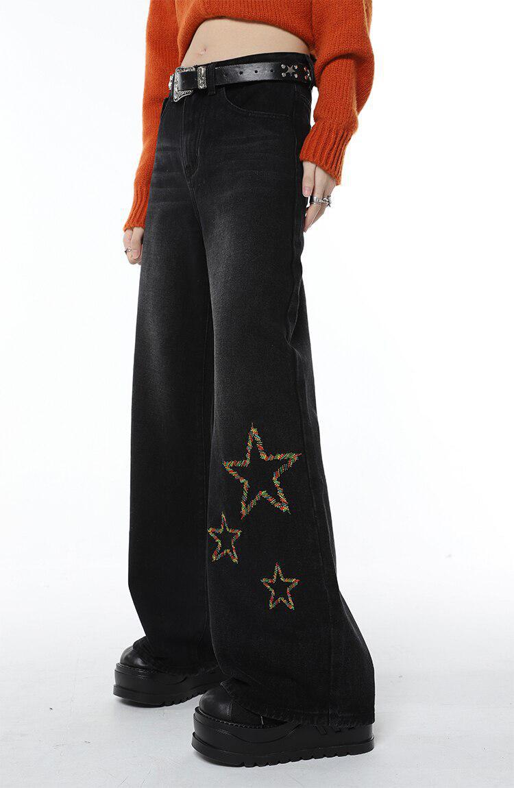 Tinsel Stars Wide Leg Jeans